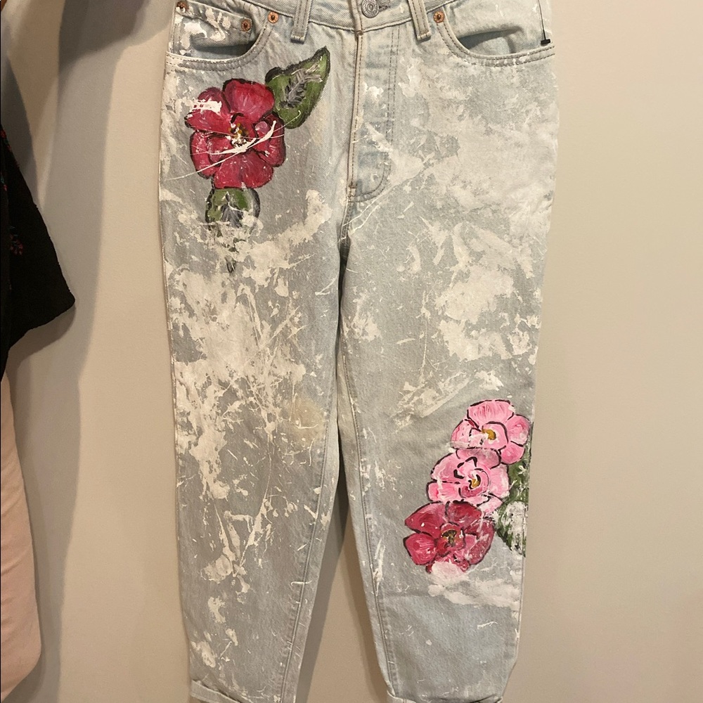 Rialto Jean Project Hand Painted Levi’s Jeans